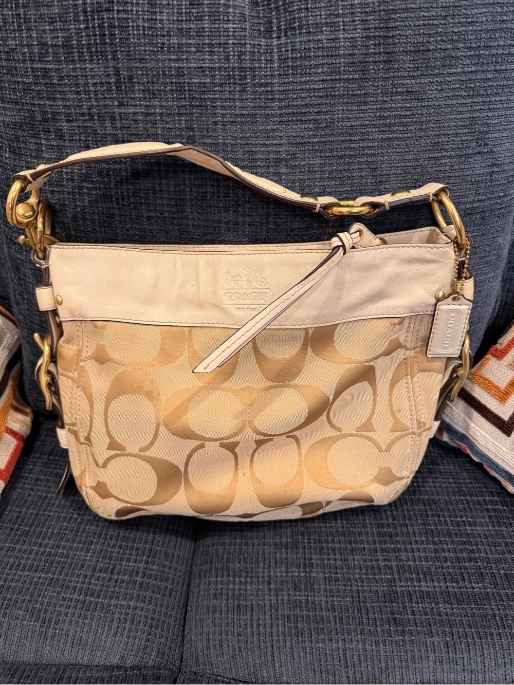 Coach Zoe Signature Hobo Bag